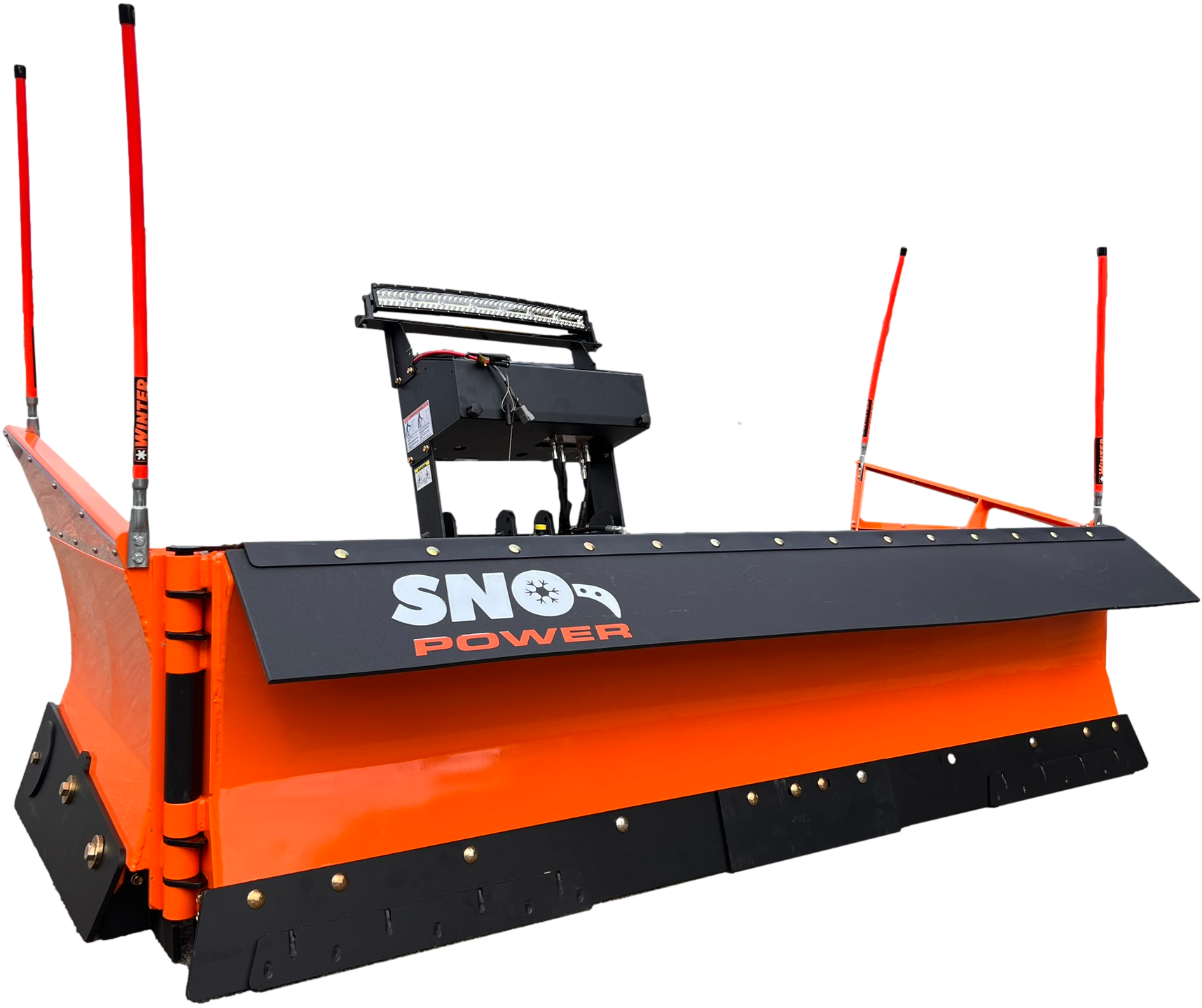 F14 snow plow ready for action