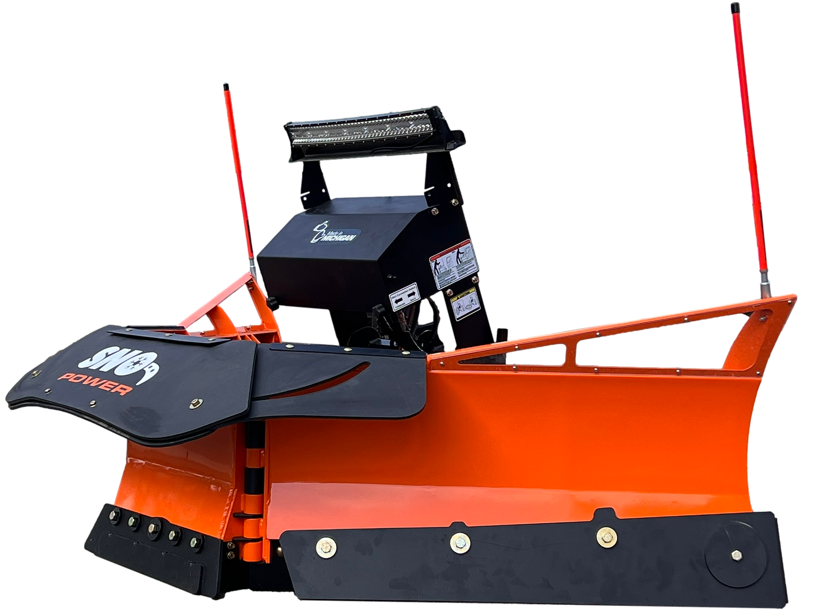 V11 snow plow standalone angled view