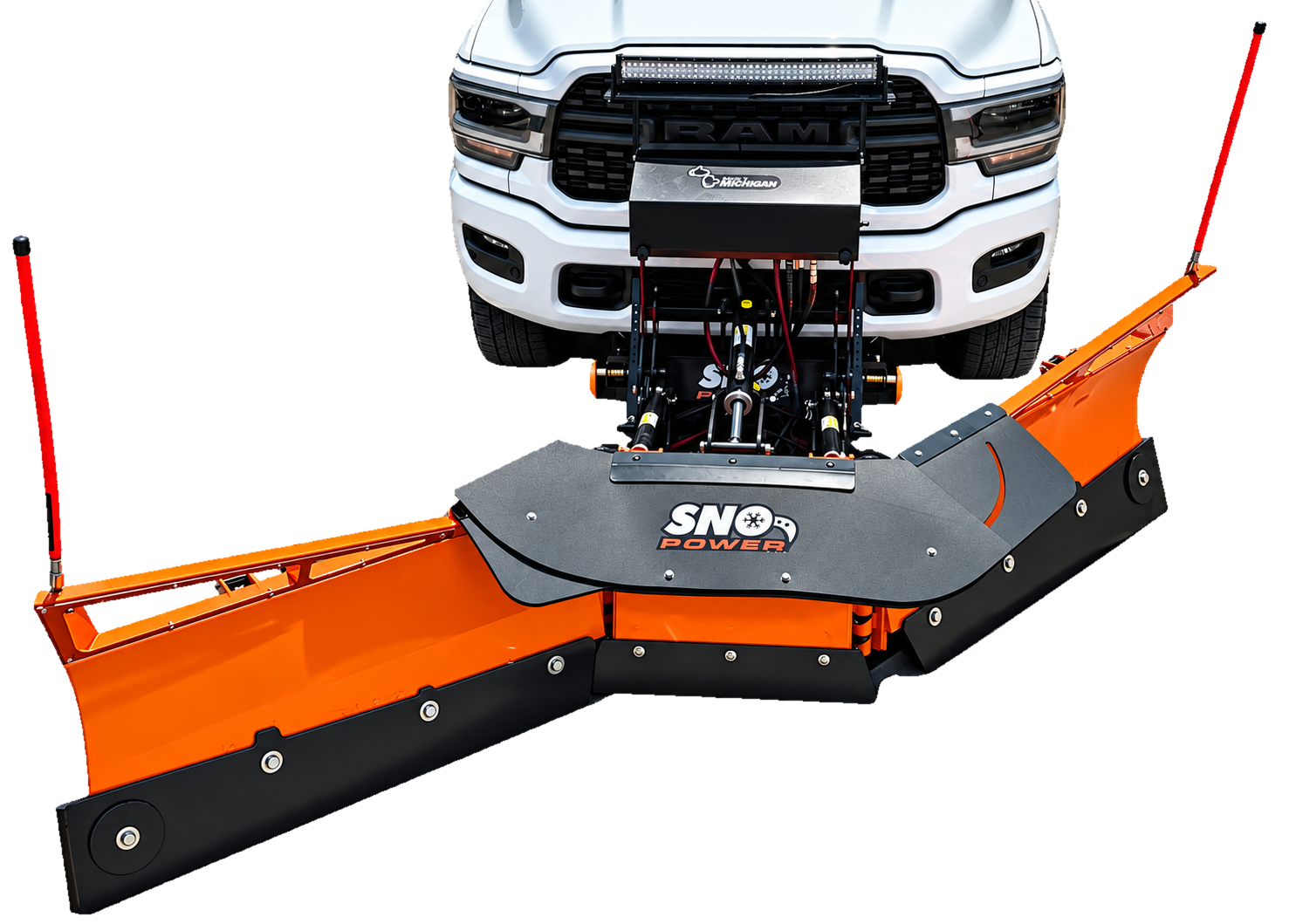 Sno-Power V11 front plow