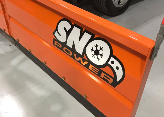 Sno-Power plow